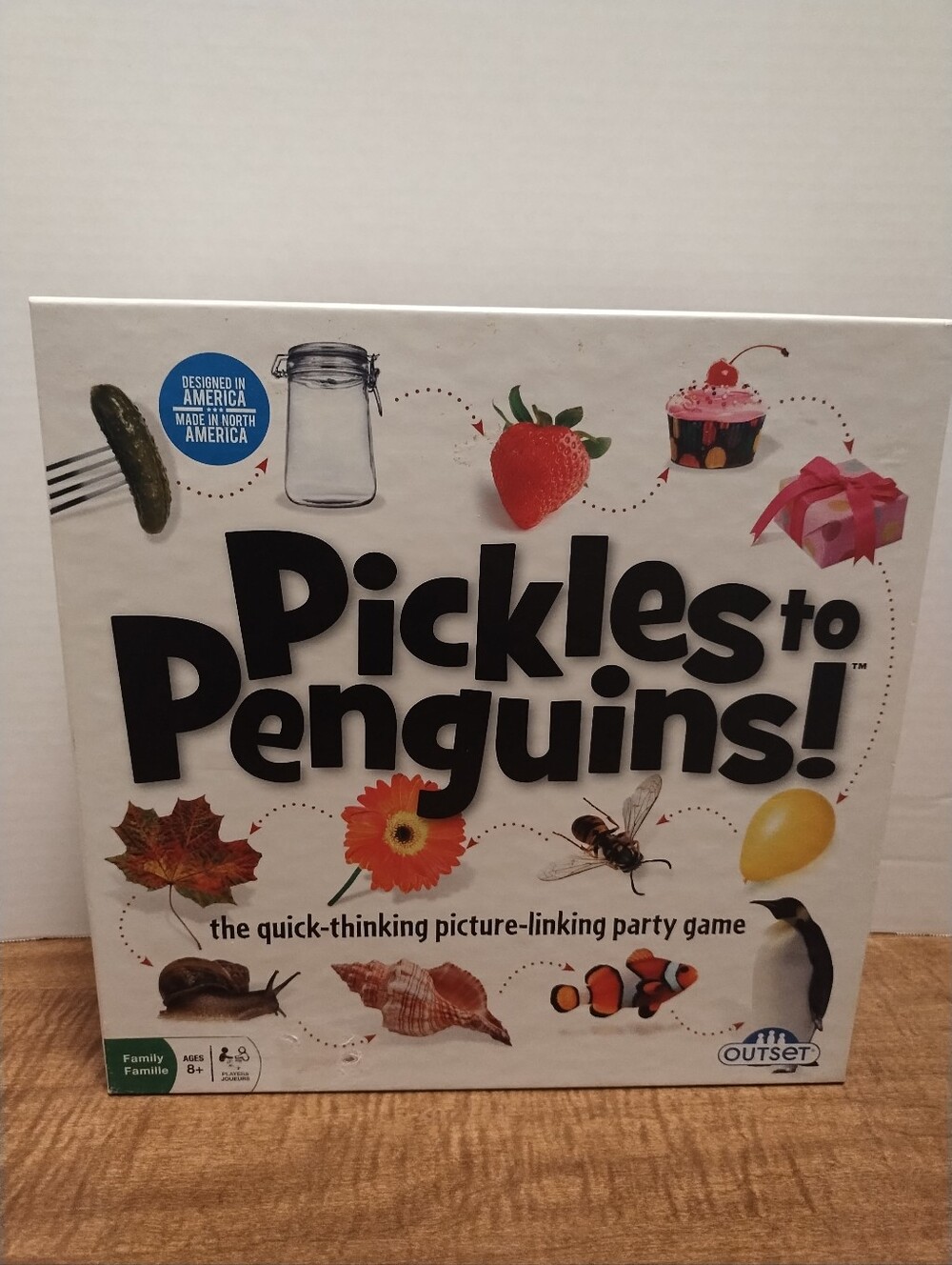 Pickles to Penguins! Party Game - White